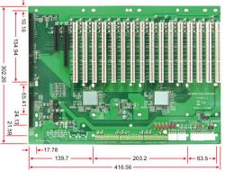 Carte fond de panier PICMG 